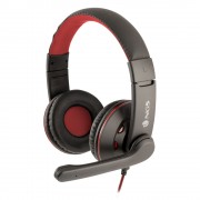 NGS Vox420 DJ Auriculares con Microfono - Microfono Plegable - Almohadillas Acolchadas - Diadema Ajustable - Control en Cable -