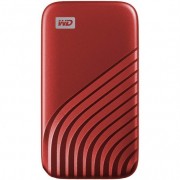 WD My Passport Disco Duro Solido SSD Externo 1TB USB-C - Color Rojo
