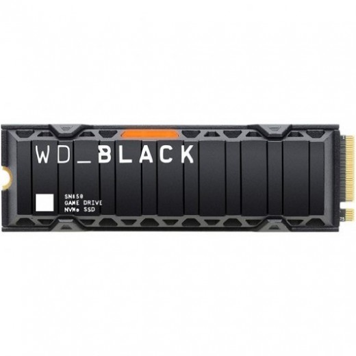 WD Black SN850 Disco Duro Solido SSD 1TB M2 PCIe 4.0 NVMe con Disipador de Calor - Iluminacion RGB Personalizable