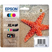 Epson 603XL/603 Pack de 4 Cartuchos de Tinta Originales - C13T03A94010