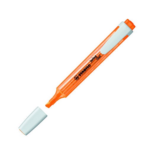 Stabilo Swing Cool Marcador Fluorescente - Cuerpo Plano - Punta Biselada - Trazo entre 1 y 4mm - Tinta con Base de Agua - Antis