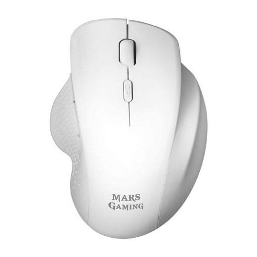 Mars Gaming MMWERGO Raton Inalambrico USB 3200dpi - Diseño Ergonomico - Switches Mecanicos Kailh - Uso Diestro