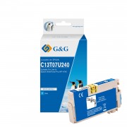 G&G Epson 407 Cyan Cartucho de Tinta Generico - Reemplaza C13T07U240