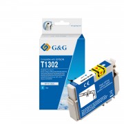 G&G Epson T1302 Cyan Cartucho de Tinta Generico - Reemplaza C13T13024010
