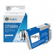G&G Epson T1632/T1622 (16XL) Cyan Cartucho de Tinta Pigmentada Generico - Reemplaza C13T16324012/C13T16224012