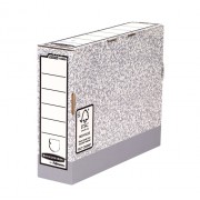 Fellowes Bankers Box Caja de Archivo Definitivo 80mm A4 - Montaje Automatico Fastfold - Carton Reciclado Certificacion FSC - Co