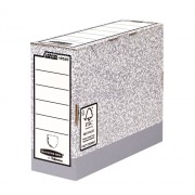 Fellowes Bankers Box Caja de Archivo Definitivo 100mm A4 - Montaje Automatico Fastfold - Carton Reciclado Certificacion FSC - C