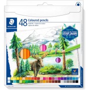 Staedtler 146C Pack de 48 Lapices de Colores - Mina Suave - Colores Surtidos