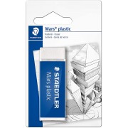 Staedtler Mars Plastic 526 50 Goma de Borrar - Plastico - Alta Precision - Color Blanco