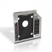 Aisens Adaptador Disco Duro de 7.0 mm para Unidad Optica Portatil de 9.5 mm - Instalar un Segundo Disco Duro 2.5 pulgadas o SSD