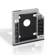 Aisens Adaptador Disco Duro de 9.5 mm para Unidad Optica Portatil de 12.7mm - Instalar un Segundo Disco Duro 2.5 pulgadas o SSD