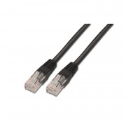 Aisens Cable de Red Latiguillo RJ45 Cat.5e UTP AWG24 - 3.0m - 10/100 Mbit/s - Color Negro