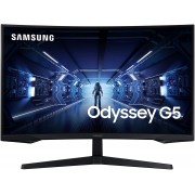 Samsung Odyssey G5 Monitor Curvo LED 27 pulgadas WQHD 144Hz FreeSync Premium - Respuesta 1ms - Angulo de Vision 178º - 16:9 -