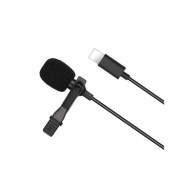 XO MKF03 Microfono Solapa para Smartphone - Conexion Lightning - Clip para Sujeccion