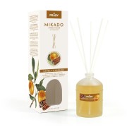 Prady Ambientador Mikado Canela y Naranja - Frasco de Cristal 100ml y Varitas Difusoras