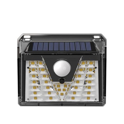 Elbat Aplique Led Solar - 150LM - Luz Fria 6500K - Sensor de Movimiento - Bateria 1200mAh