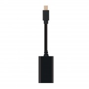Nanocable Conversor Mini DP a HDMI - mDP/M-HDMI A/H - 15cm - Color Negro