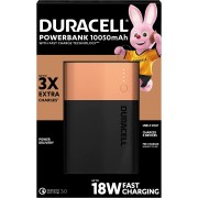 Duracell Bateria Externa/Power Bank 10050mAh PD 18W y QC 3.0 - 1x USB-A