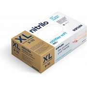Santex Nitriflex Soft Pack de 100 Guantes de Nitrilo Talla XL AQL 1.5 - Sin Polvo - Libre de Latex - Ambidiestros - No Esterile