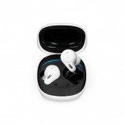 Ksix Satellite Auriculares Inalambricos con Microfono Bluetooth 5.1 - Autonomia hasta 5h - Control Tactil - Estuche de Carga co