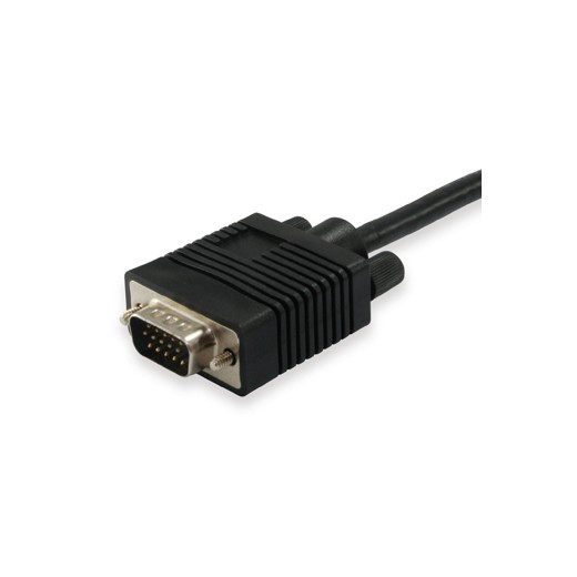 Equip Cable VGA Alargador Macho/Hembra - Longitud 10m - Color Negro