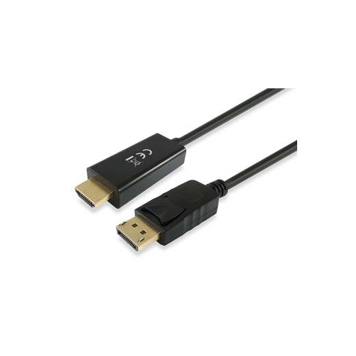 Equip Cable DisplayPort Macho a HDMI Macho - Soporta Resolucion de 4K / 30Hz - Longitud 2 m.