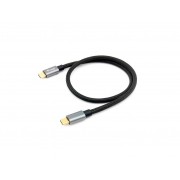 Equip Cable USB-C 3.2 Macho a USB-C Macho 1m - Carga Rapida - Carcasa Metalica - Cable Trenzado