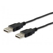 Equip Cable USB-A Macho a USB-A Macho 2.0 - Doble Blindado - Longitud 1.8m