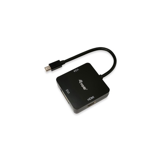 Equip Adaptador 3 en 1 Mini DisplayPort Macho a HDMI