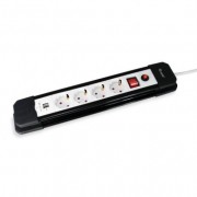 Equip Regleta Alimentacion - 4 Tomas Schuko + 2 USB - Interruptor On/Off - Cable de 1.50m
