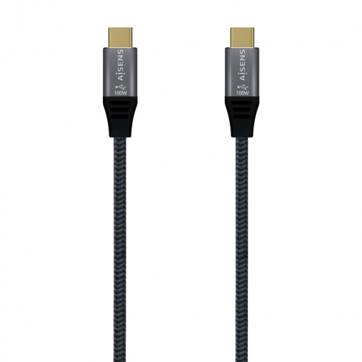 Aisens Cable USB 3.2 Gen2x2 Aluminio 20Gbps 8K@30Hz 5A 100W E-Mark