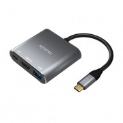 Aisens Conversor USB-C a HDMI/USB-C/Tipo A USB 3.0