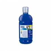 Milan Botella de Pintura para Dedos - 500ml - Facil Aplicacion - Mezclable - Color Azul
