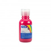 Milan Botella de Tempera - 125ml - Tapon Dosificador - Secado Rapido - Mezclable - Color Magenta