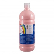 Milan Botella de Tempera - 1000ml - Tapon Dosificador - Secado Rapido - Mezclable - Color Rosa Palido