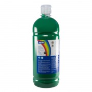 Milan Botella de Tempera - 1000ml - Tapon Dosificador - Secado Rapido - Mezclable - Color Verde Oscuro