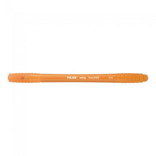 Milan Sway Fineliner Rotulador - Punta Fina 0.4mm - Ergonomico - Tinta al Agua - Color Naranja