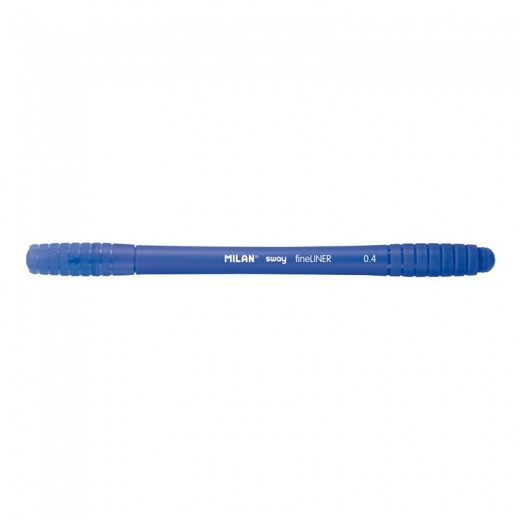 Milan Sway Fineliner Rotulador - Punta Fina 0.4mm - Ergonomico - Tinta al Agua - Color Azul
