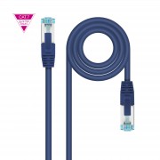 Nanocable Cable Red Cat.7 LSZH SFTP PIMF AWG26 50cm - Color Azul