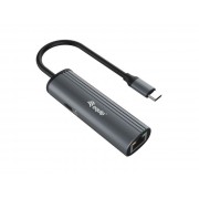 Equip  Adaptador USB-C a Gigabit RJ45 + USB-C PD - Carcasa de Aluminio