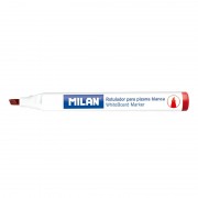 Milan Rotuladores para Pizarra Blanca con Punta Biselada - Punta 1 - 4 mm - Tinta a Base de Alcohol - Borrable en Seco - Color