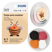 Dohe Coleccion Cute Pet Pasta para Modelar Abeja - Ligera y Flexible - Apto para Niños de 5 a 7 Años