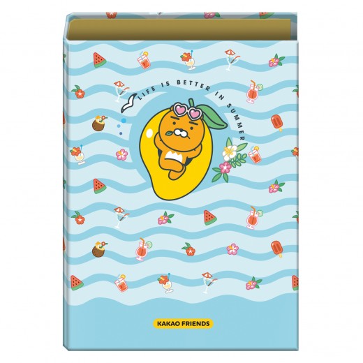 Dohe Kakao Friends Summer Holiday Carpeta de 4 Anillas Formato Folio - Cubierta de Carton Forrado - Anillas Niqueladas de 40mm