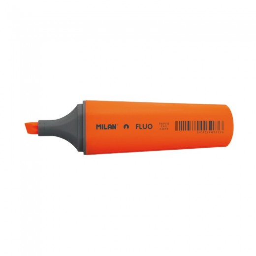 Milan Marcador Fluorescente - Punta Biselada 1 - 4.8mm - Color Naranja