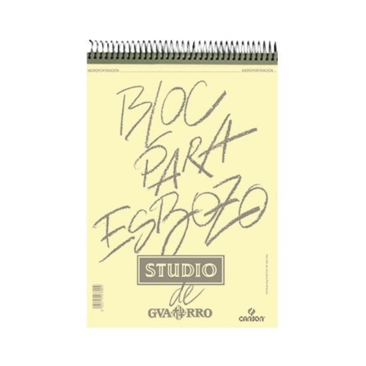 Canson Bloc de Dibujo para Esbozo de 100 Hojas A4 - 21x29.7cm - 90g - Color Blanco