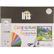 Canson Guarro Minipack de 10 Cartulinas Iris A4+ 185g - 24x32 cm - Colores Surtidos