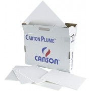Canson Pack de 28 Paneles de Carton Pluma - 29.7x42cm - 3mm - Color Blanco