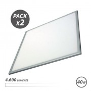 Elbat Pack 2 Paneles LED 60X60 40W 4600LM - Color Blanco