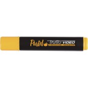 Tratto Video Pastel Marcador Fluorescente - Punta Biselada - Tinta al Agua - Secado Rapido - Color Naranja Mandarina