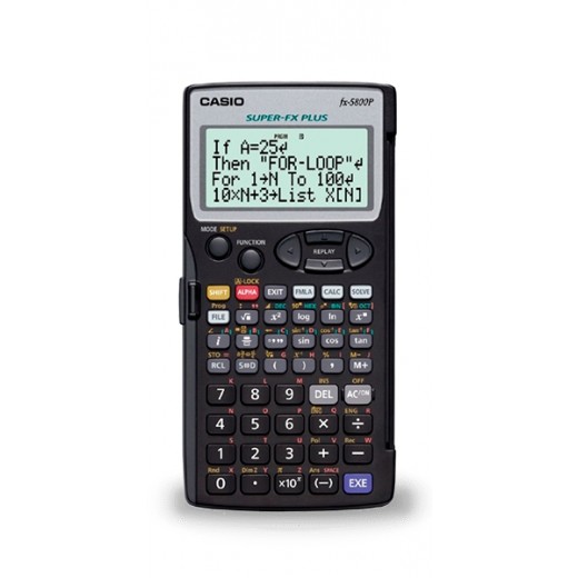 Casio FX5800PLUS Calculadora Programable de Sobremesa - Pantalla de 4 Lineas - 664 Funciones - 26 Memorias - 128 Formulas Almac
